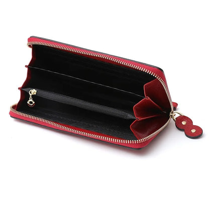 Wallet For Women Leather Purse Caterroll