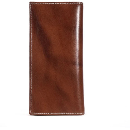 Men's Long Wallet Leather RFID Bull Captain