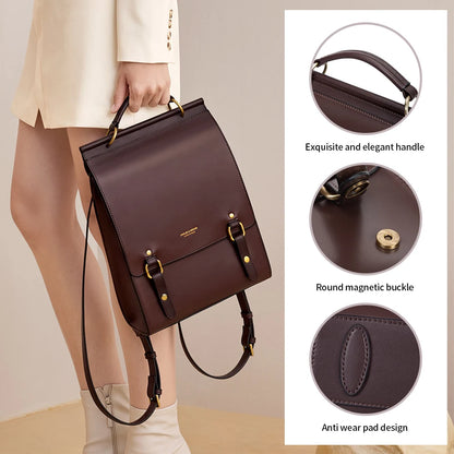 Backpack Handbag Leather Women Cnoles