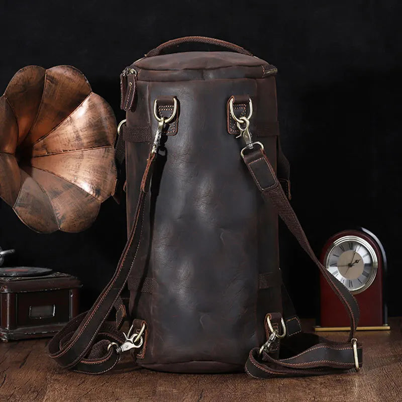 Leather Backpack For Men Luufan