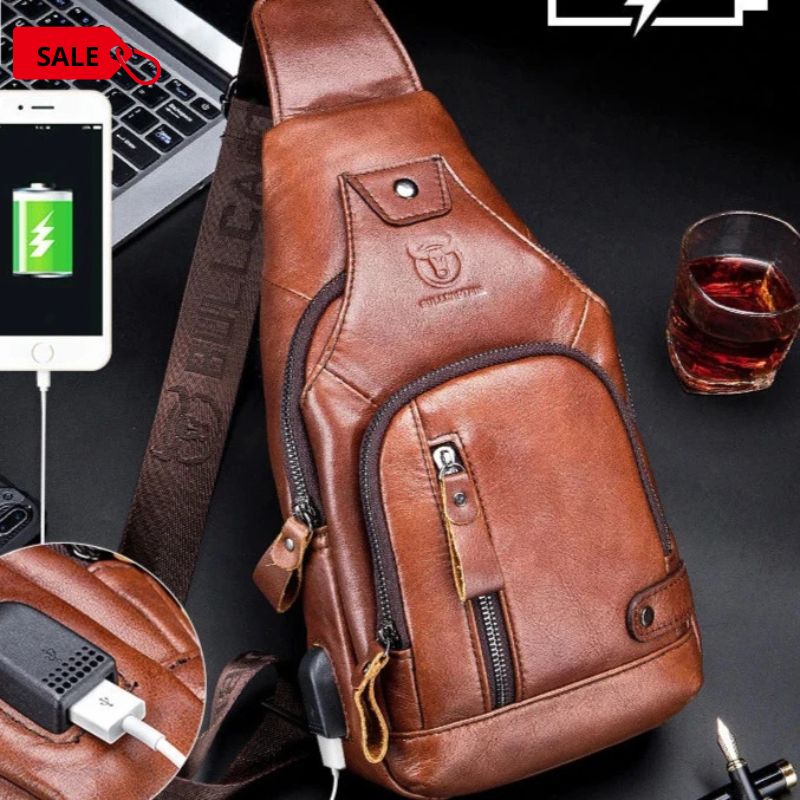 Petit sac pour homme Bull Captain Casual Box Shape