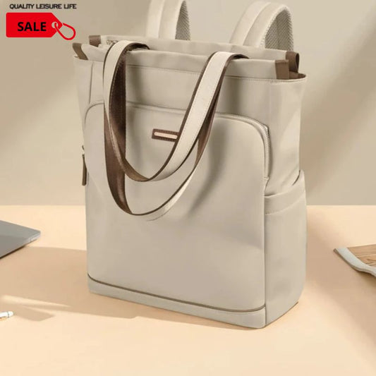 Laptop Backpack for women Apricot