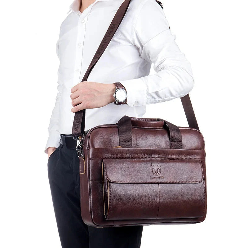 Laptop Bag For Men Briefcase Bull Captain