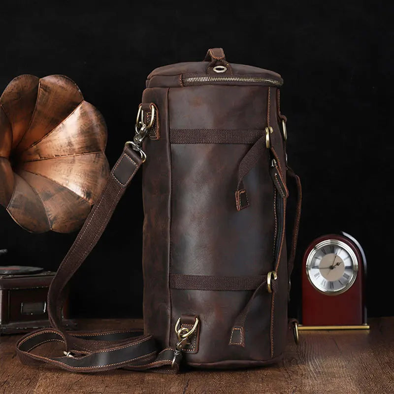 Leather Backpack For Men Luufan